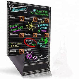 16' X 11,75' Магнитный холодильник Календарь Магнитный сухой стиральный стенный календарь холодильник Мемо-пакет