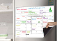 Месячный планировщик холодильник 17X12 дюймов магнитный вечный календарь